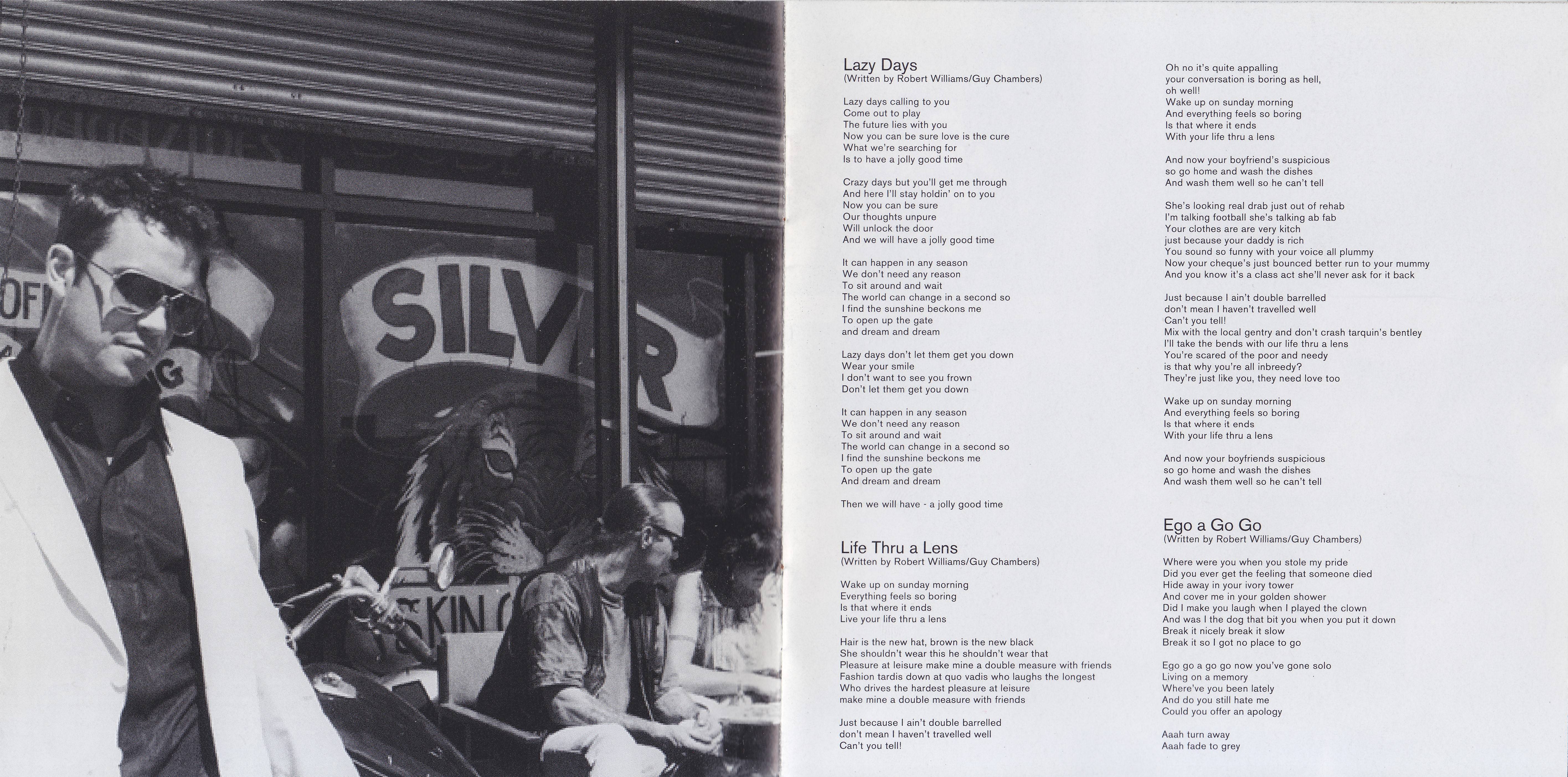 Robbie Williams  Life Thru A Lens : Booklet 2 JPN